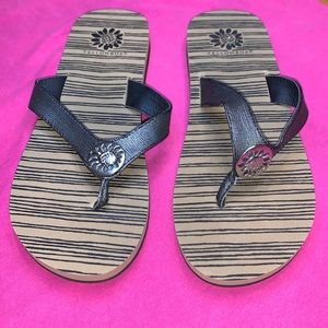 Yellow Box Flop Flops